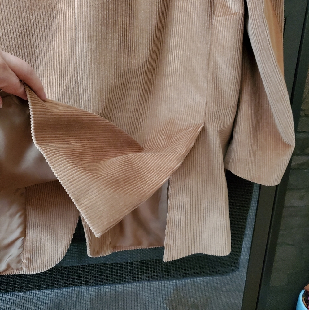 Vintage Ralph Lauren Blue Label Corduroy Blazer Coat - Picture 6 of 10